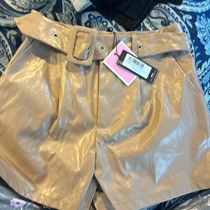 Nwt faux leather size 4
